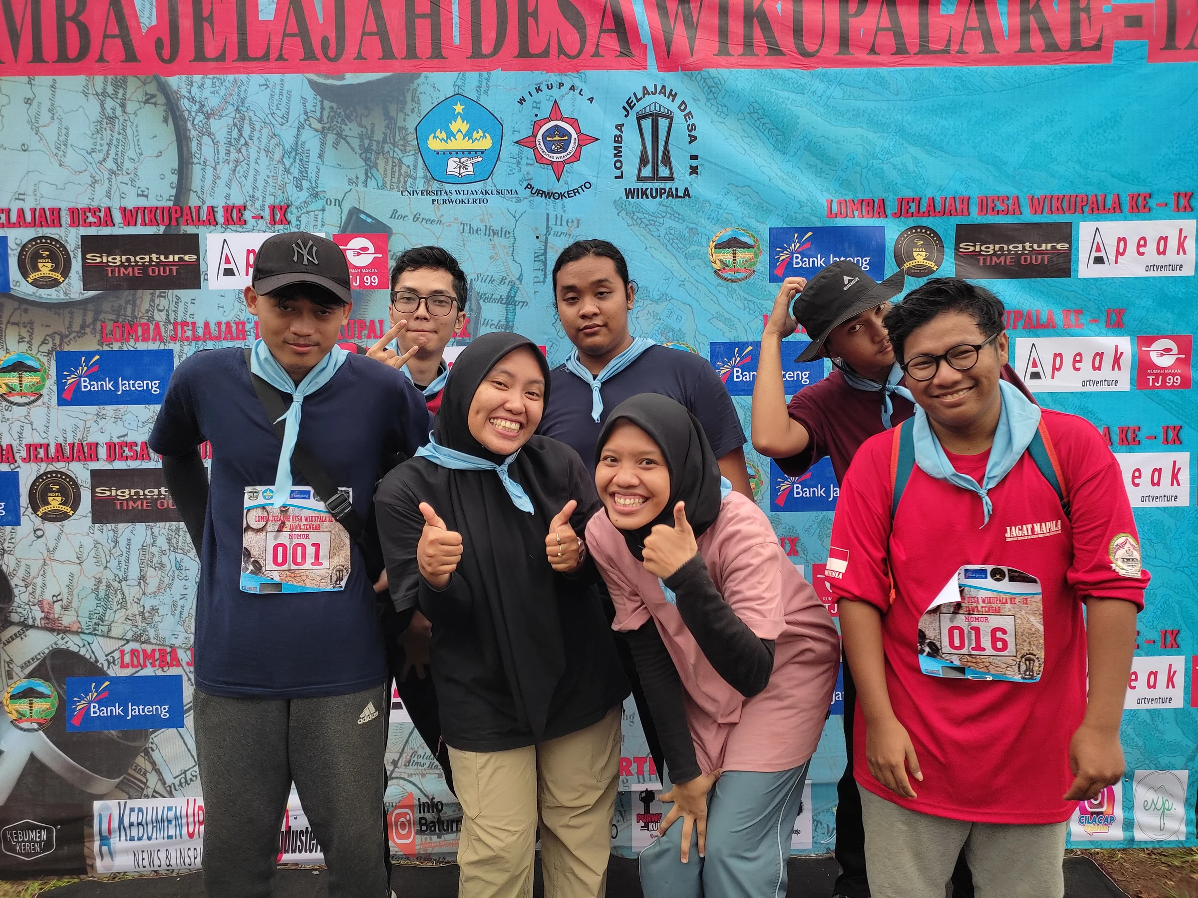 Dokumentasi kegiatan Lomba Jelajah Desa Wikupala ke-IX
