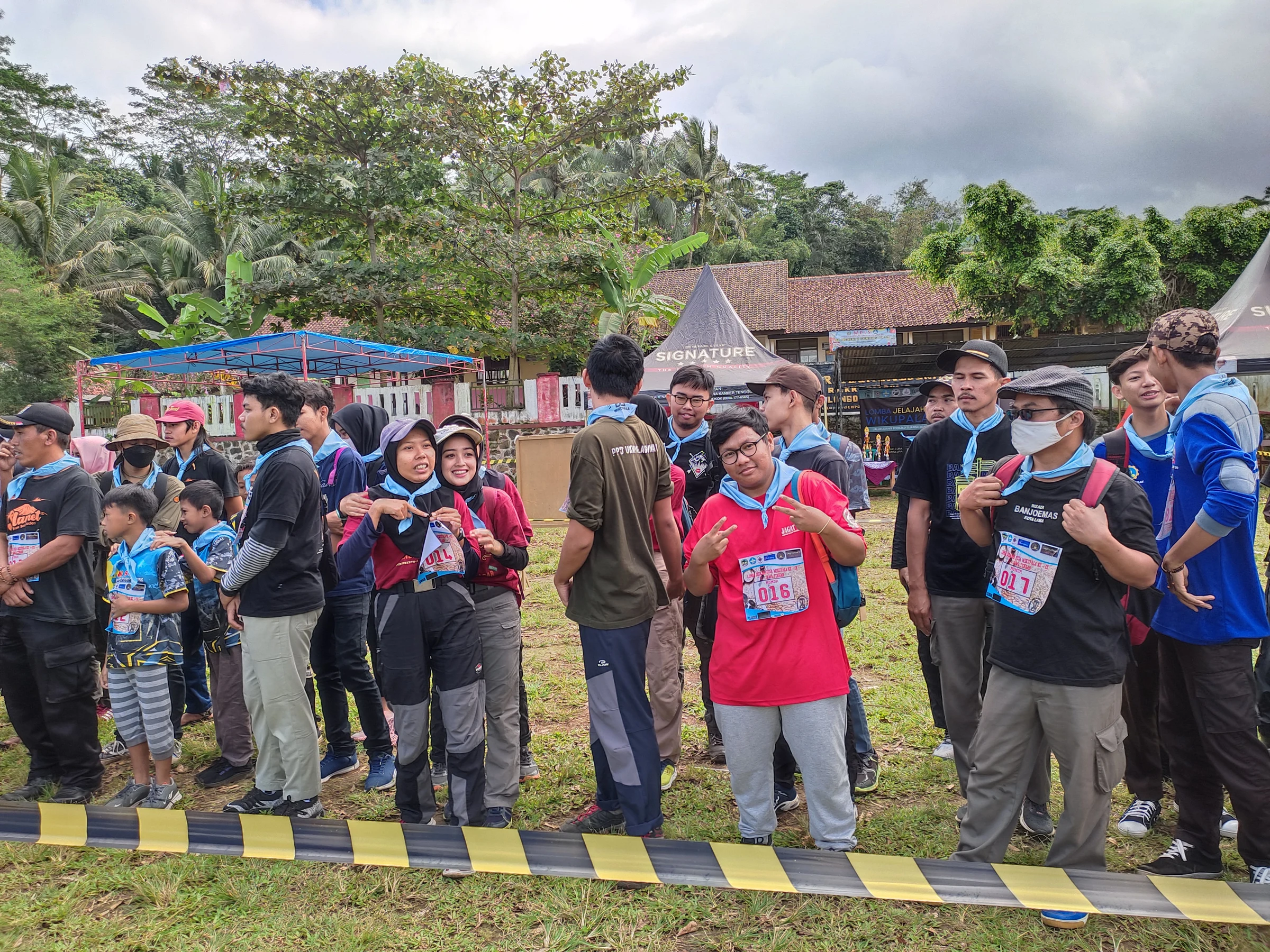 Dokumentasi kegiatan Lomba Jelajah Desa Wikupala ke-IX